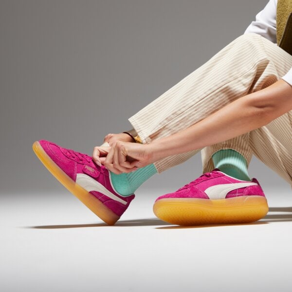 Buty sportowe damskie PUMA PALERMO VINTAGE 39684107 kolor różowy