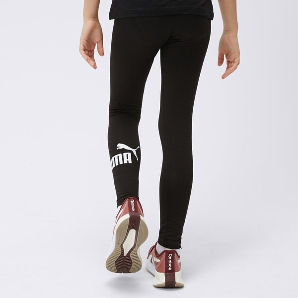 Spodnie dziecięce PUMA LEGGINGS ESS LOGO G 587035 01 kolor czarny