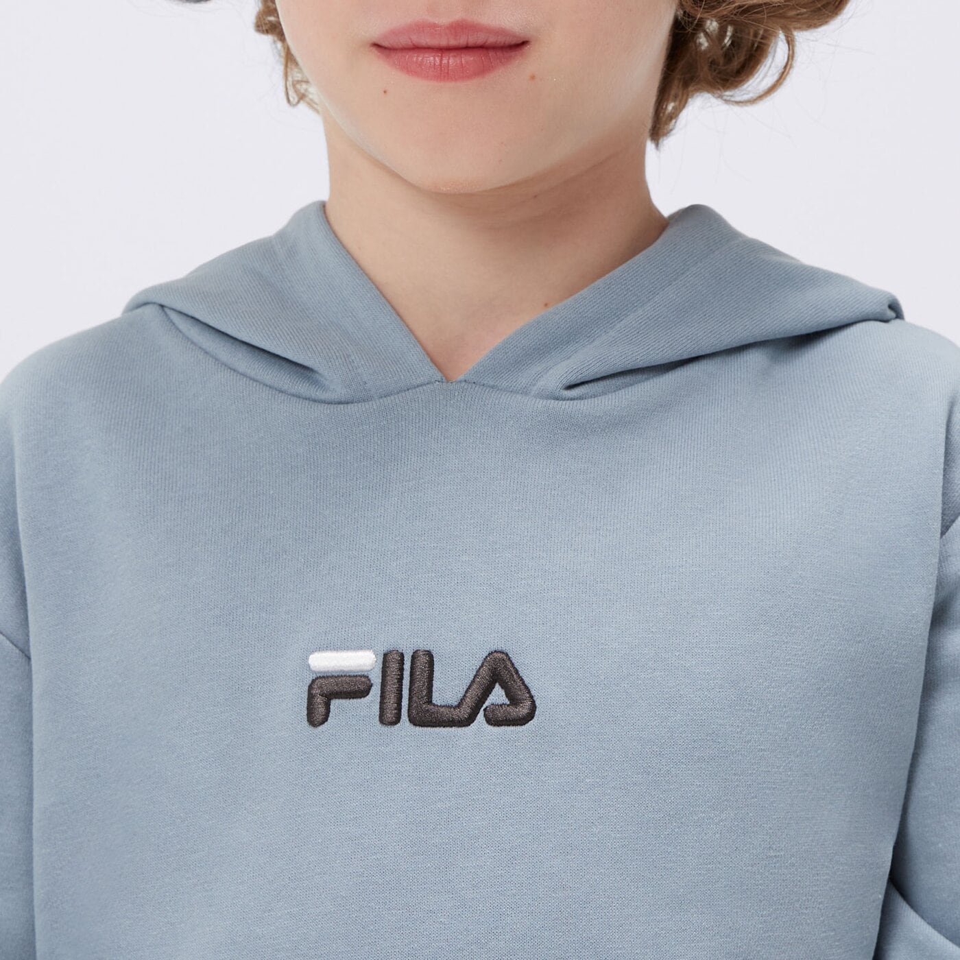 Bluza dziecięca FILA BLUZA Z KAPTUREM DINIS ss24spb079933 kolor niebieski