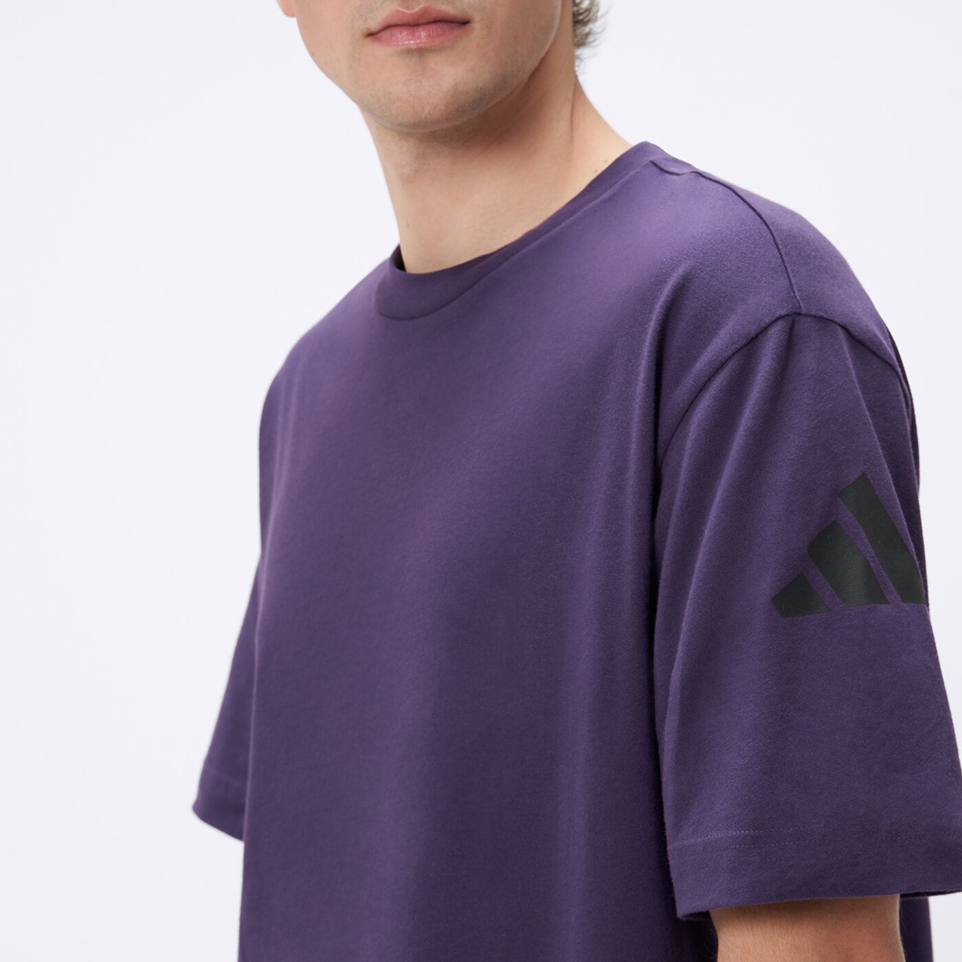 Koszulka męska ADIDAS T-SHIRT M SJ T jx5670 kolor fioletowy