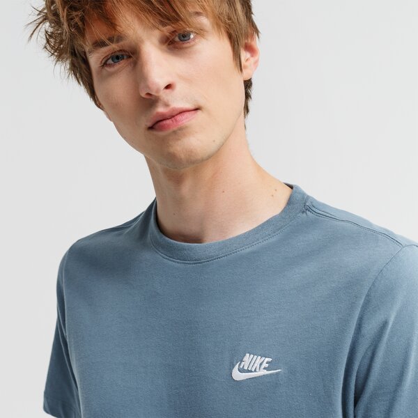 Koszulka męska NIKE T-SHIRT SPORTSWEAR CLUB ar4997-031 kolor niebieski