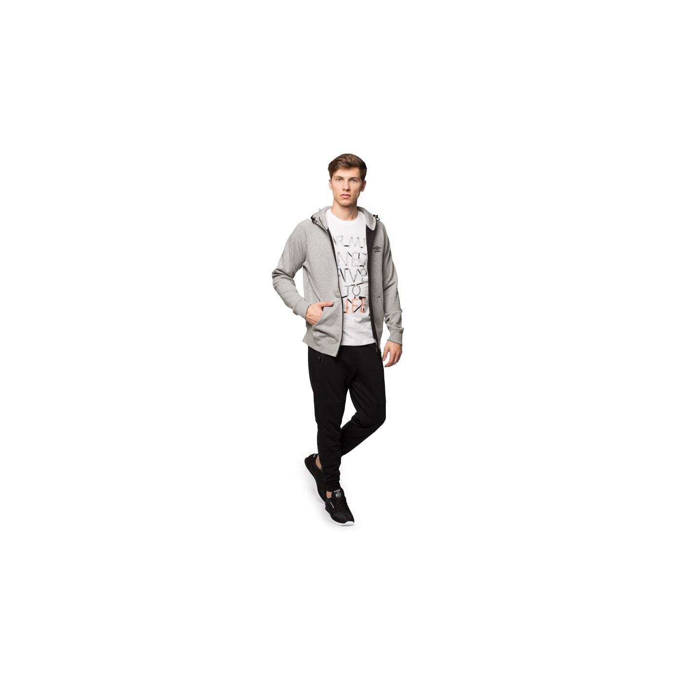 Bluza męska UMBRO BLUZA KAMINO ul35blm21002 kolor szary