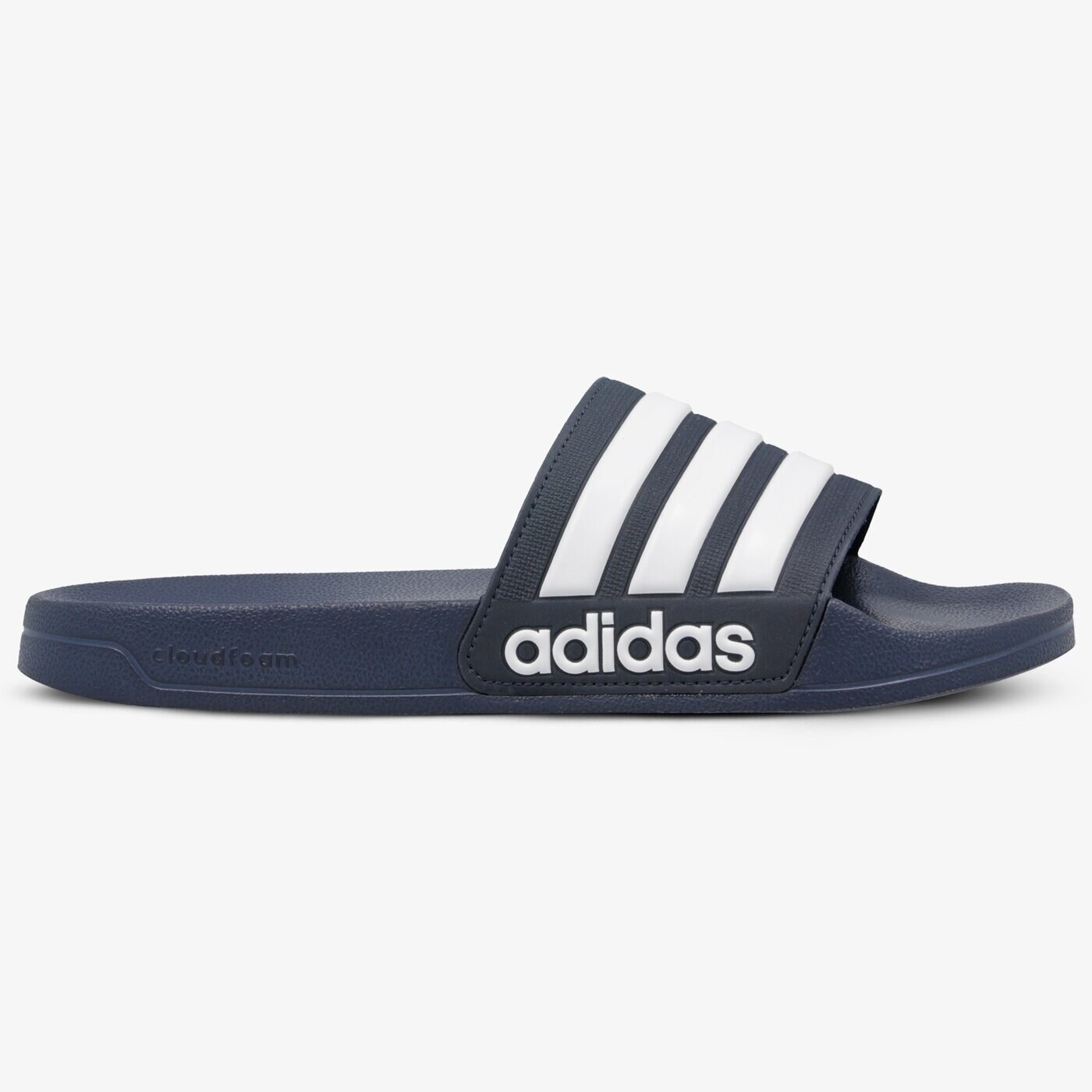 Klapki męskie ADIDAS CORE CLOUDFOAM ADILETTE SLIDES  aq1703 kolor granatowy
