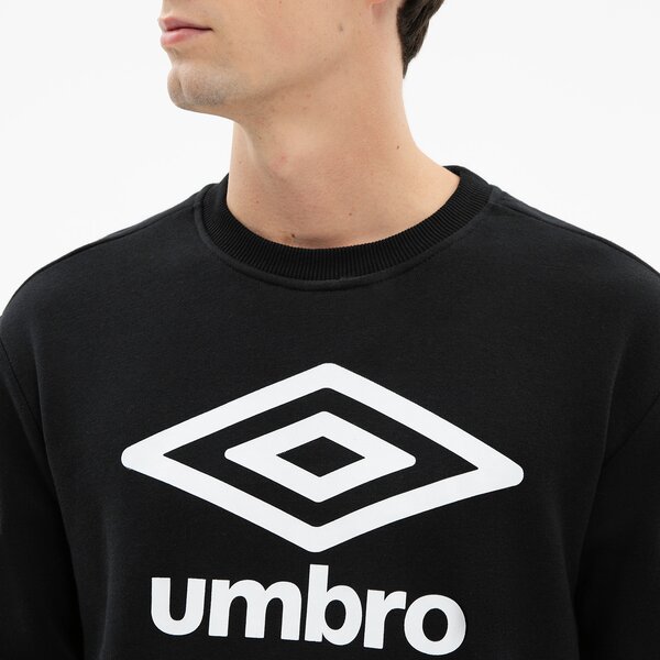 Bluza męska UMBRO BLUZA FW LARGE LOGO 66080u-060 kolor czarny