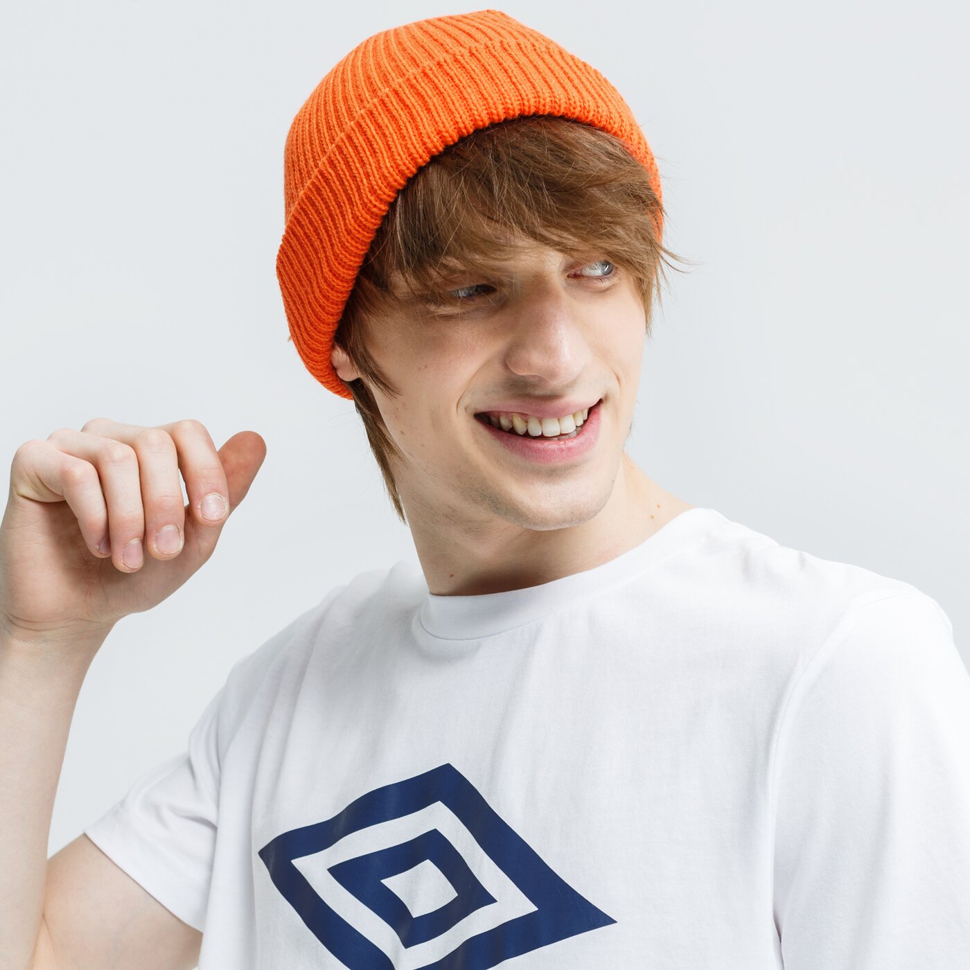 Koszulka męska UMBRO T-SHIRT LARGE LOGO 65802u-jg7 kolor biały