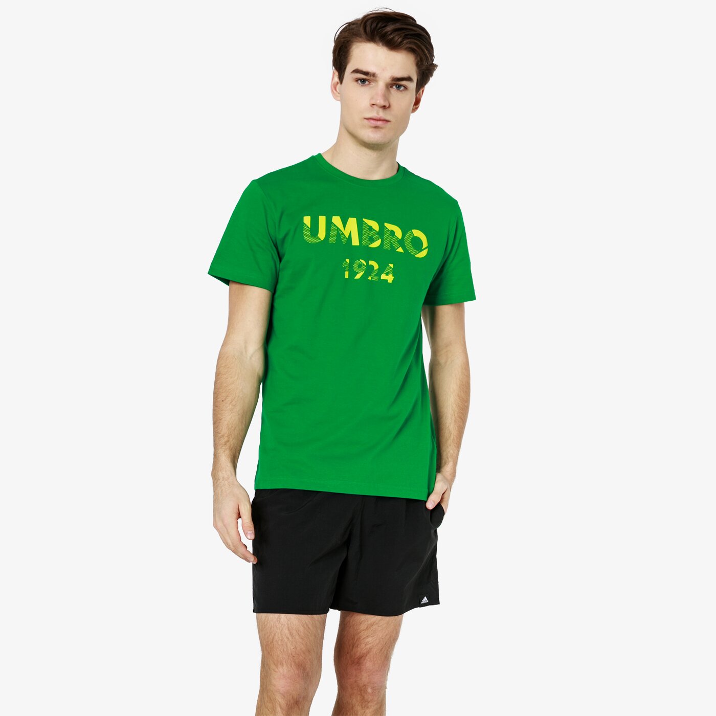 Koszulka męska UMBRO T-SHIRT SS MOKAT ul19tsm13002 kolor zielony