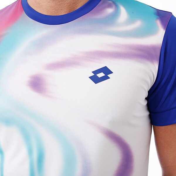 Koszulka męska LOTTO T-SHIRT BLEND q8709 kolor biały