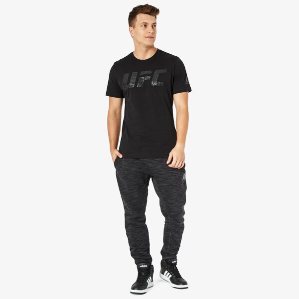 Koszulka męska REEBOK T-SHIRT SS UFC FG LOGO TEE cy7262 kolor czarny