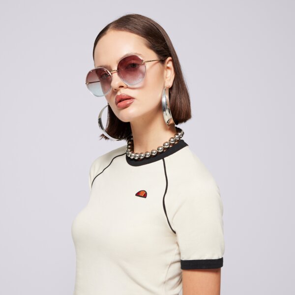 Koszulka damska ELLESSE T-SHIRT CHEVALIER TEE BEIGE sgx20927214 kolor beżowy
