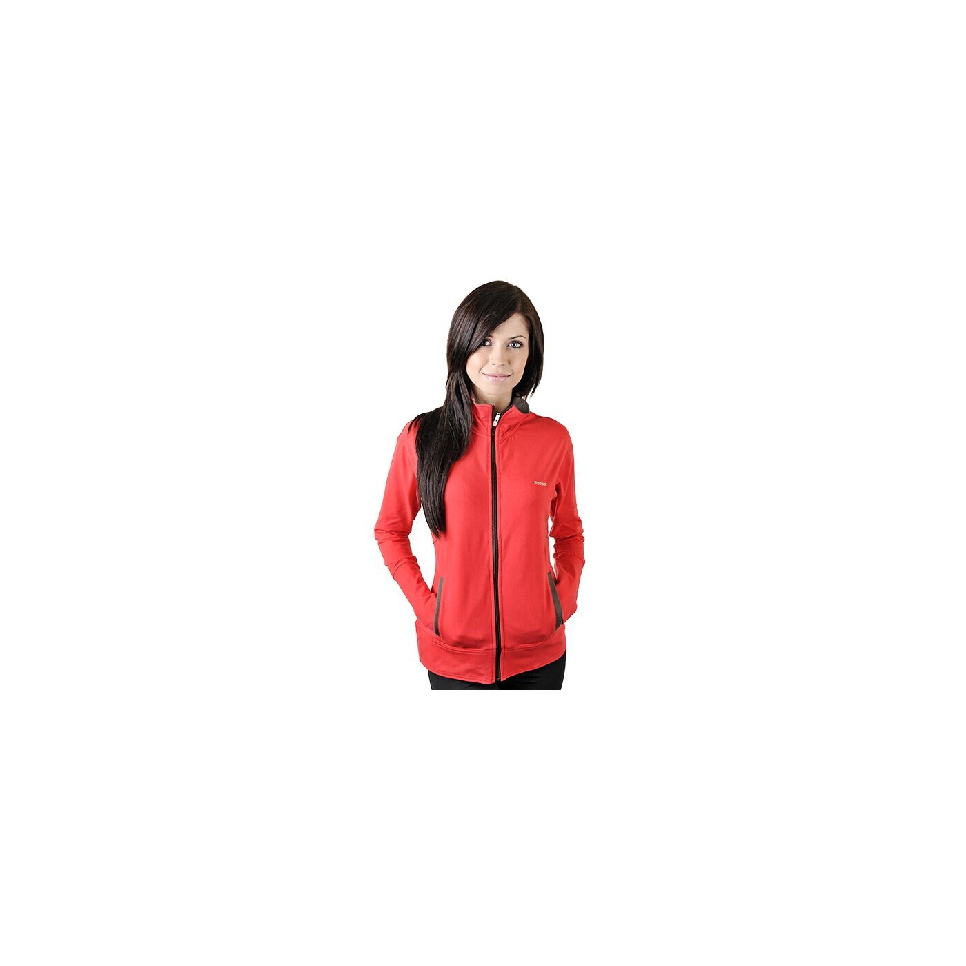 Bluza damska REEBOK BLUZA   AB KNIT JKT REDTASTIC o42995 kolor czerwony