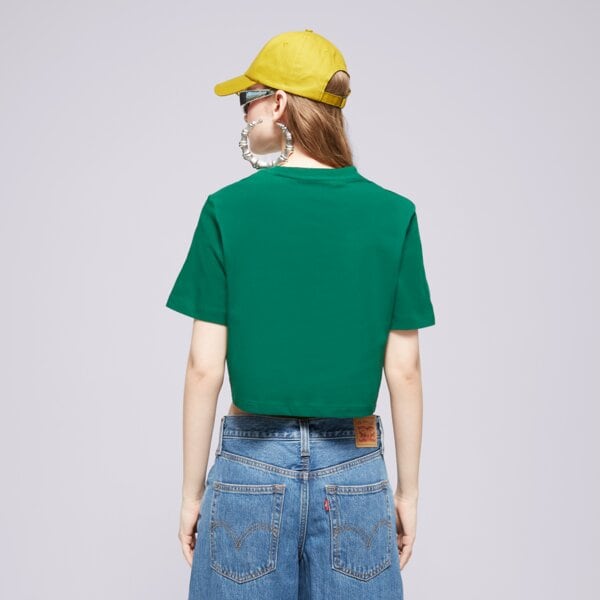 Koszulka damska REEBOK T-SHIRT REEBOK IDENTITY BIG LOGO CROP TEE 100076000 kolor zielony