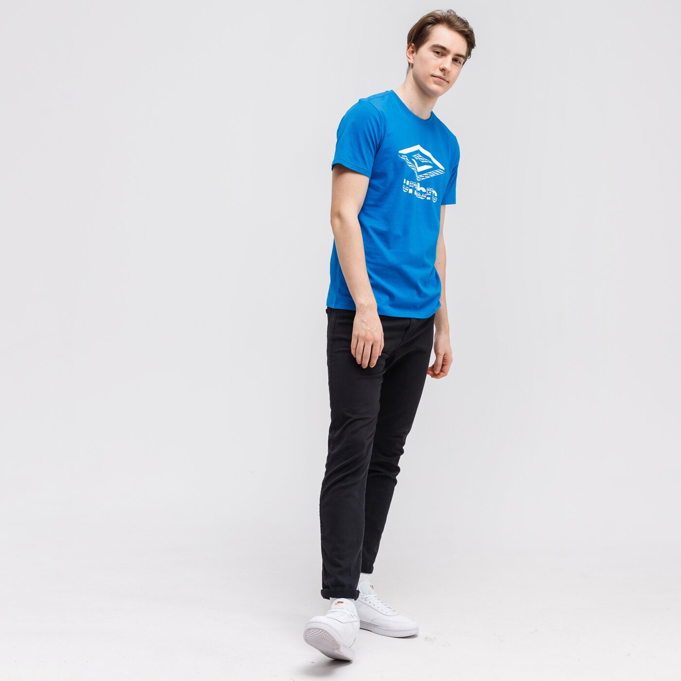 Koszulka męska UMBRO T-SHIRT JACUB ul121tsm80001 kolor niebieski