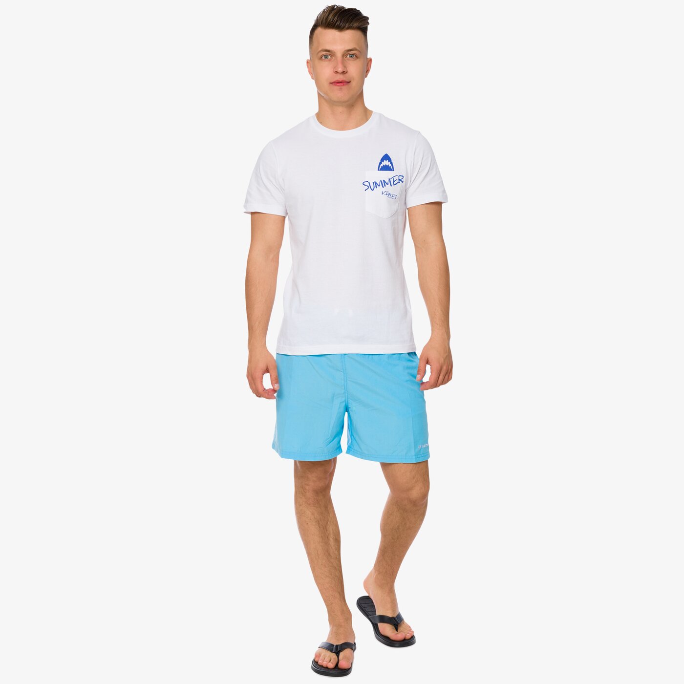 Kąpielówki męskie LOTTO KĄPIELÓWKI ALOMA lo17kom03002 kolor niebieski