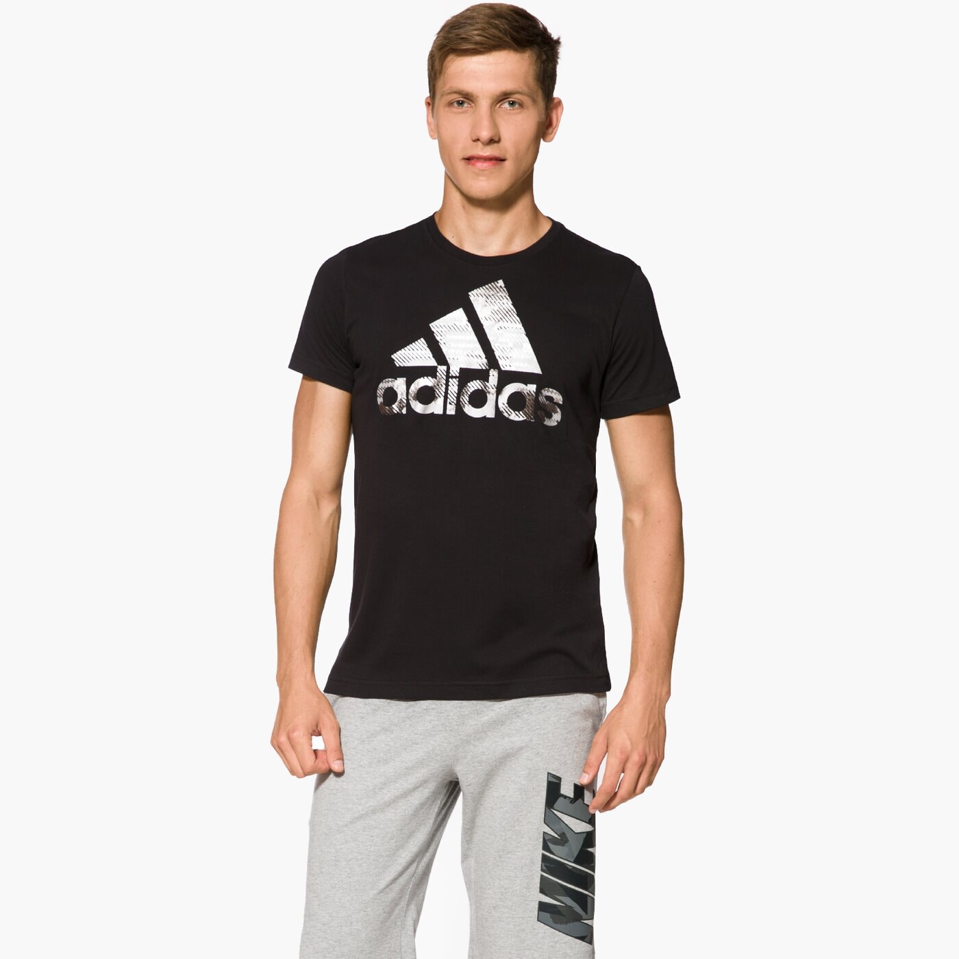 Koszulka męska ADIDAS T-SHIRT SS BOS FOIL cd9194 kolor czarny