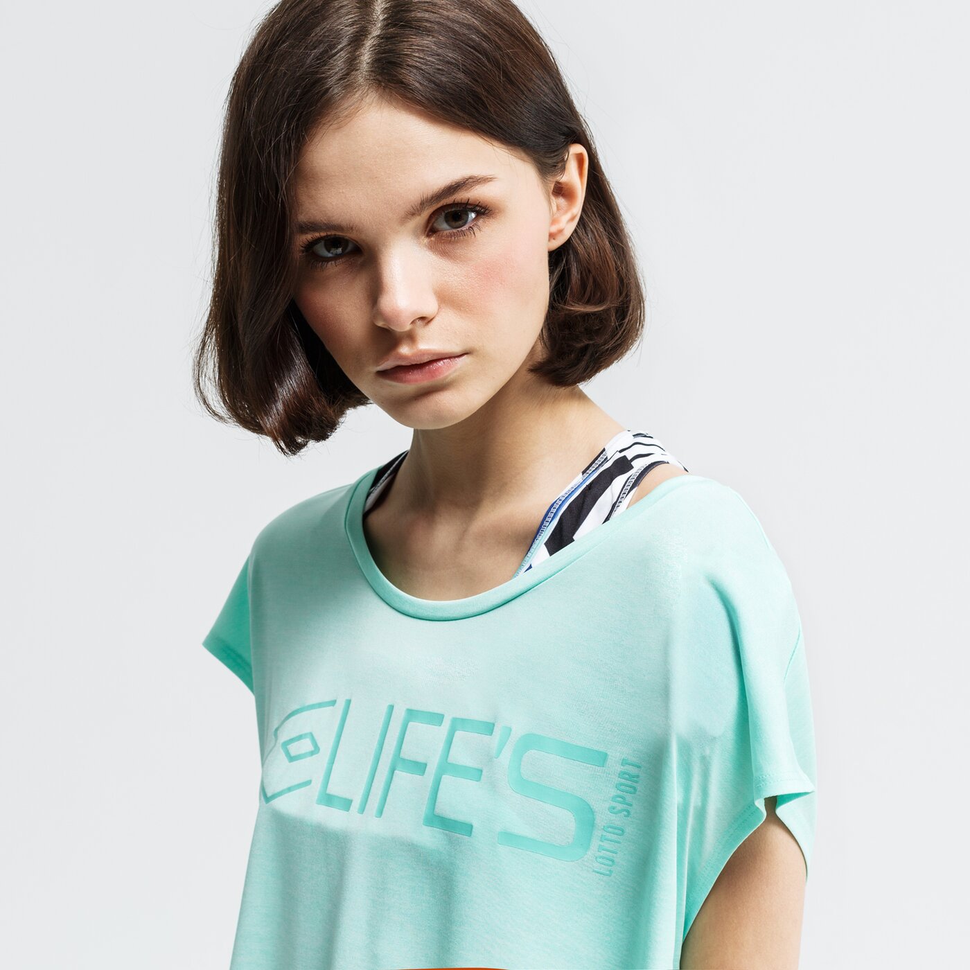 Koszulka damska LOTTO T-SHIRT LIFE'S W PL 213491-5p4 kolor niebieski