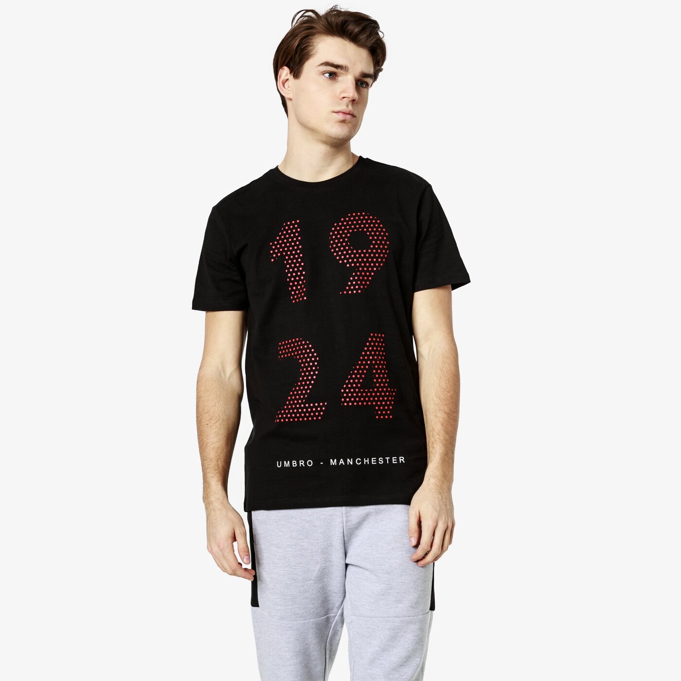 Koszulka męska UMBRO T-SHIRT SS WEDONT ul19tsm12001 kolor czarny