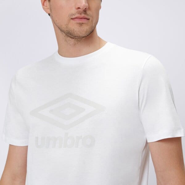 Koszulka męska UMBRO T-SHIRT LARGE LOGO 66413u-mzb kolor biały