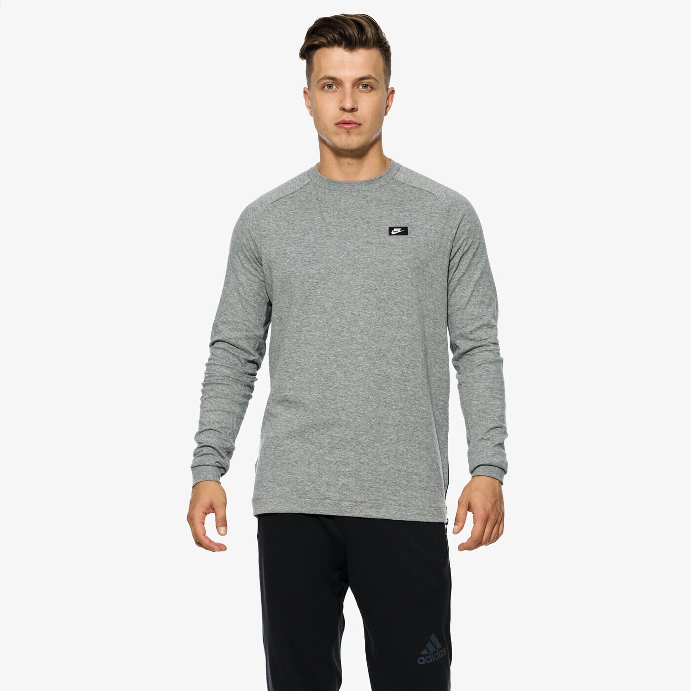 Bluza męska NIKE BLUZA NSW MODERN CREW LT WT 846350091 kolor szary