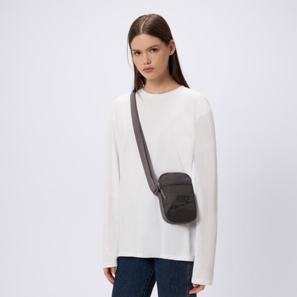 Torba sportowa damska NIKE TOREBKA NK HERITAGE S CROSSBODY ba5871-254 kolor szary