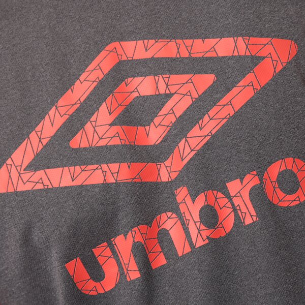 Koszulka męska UMBRO T-SHIRT UX TRAINING HI-VIS POLY 62599ucmj kolor czerwony