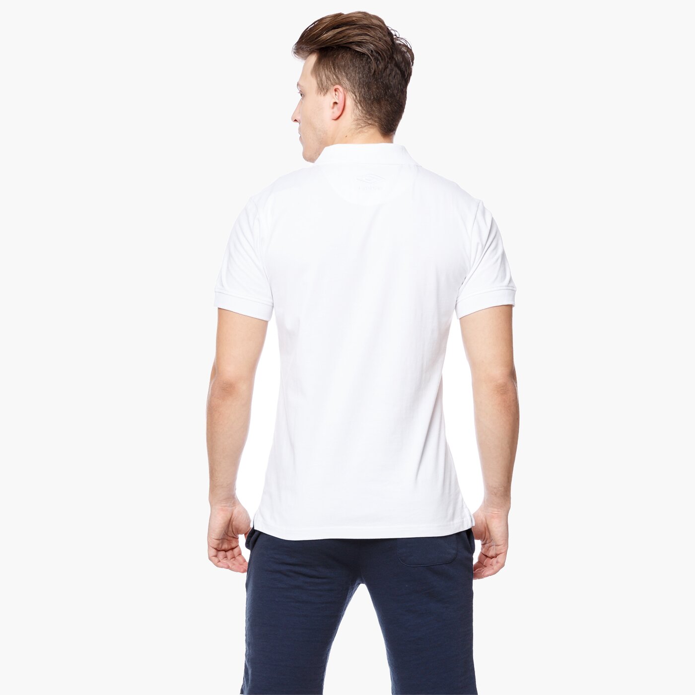 Koszulka polo męska UMBRO POLO ROBERTO ul17pom01002 kolor biały
