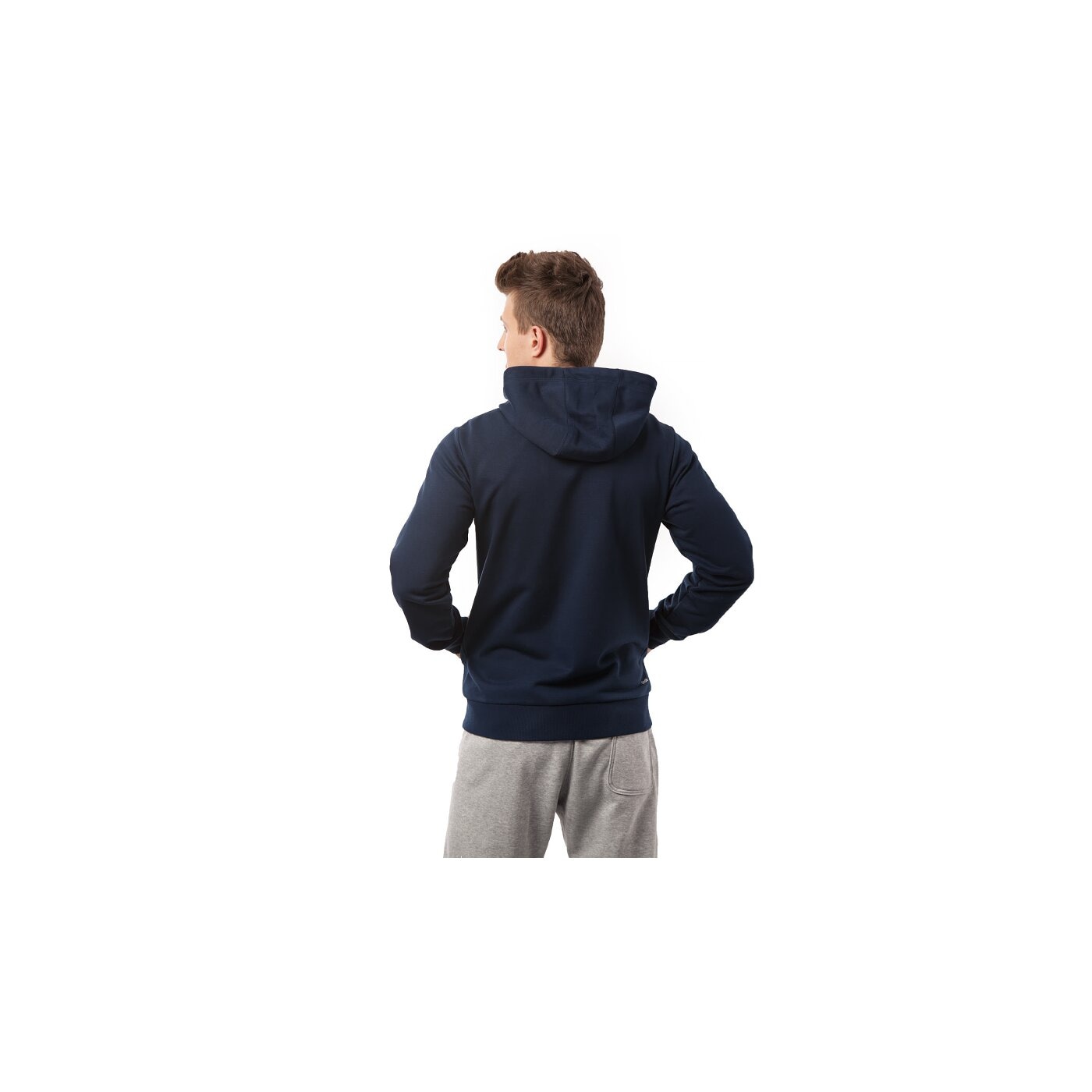 Bluza męska ADIDAS BLUZA LIN FZ HOOD s21300 kolor granatowy