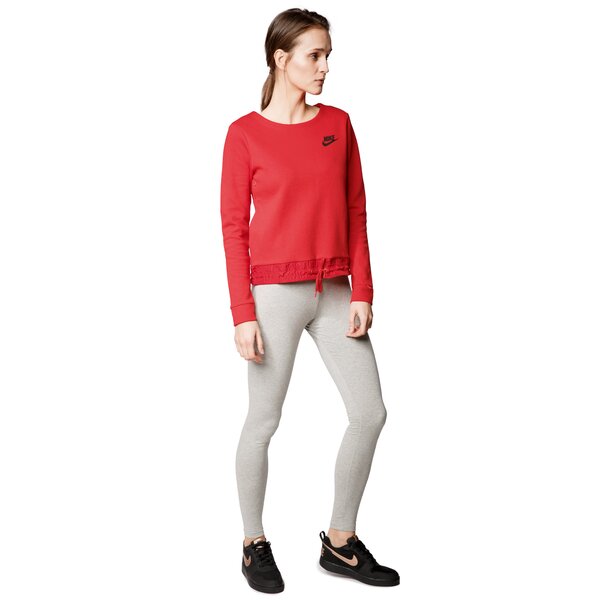 Bluza damska NIKE BLUZA W NSW AV15 FLC CRW 804016657 kolor czerwony