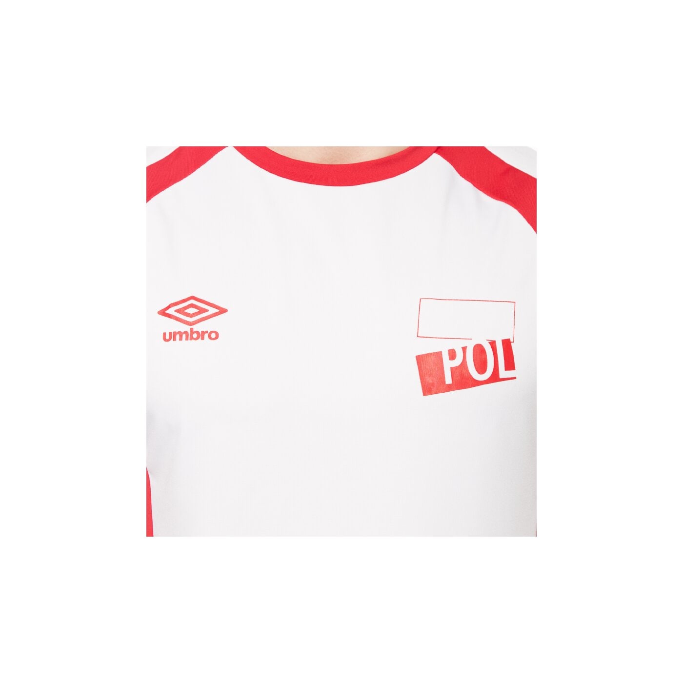 Koszulka męska UMBRO T-SHIRT POLSKA ul16tsm10001 kolor biały