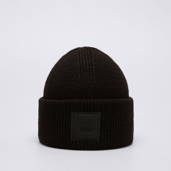 Czapka zimowa damska ADIDAS CZAPKA ZIMOWA WID CUFF BEANIE iy5255 kolor czarny