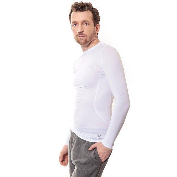 Koszulka męska UMBRO T-SHIRT L/S CORE CREW 62537u002 kolor biały
