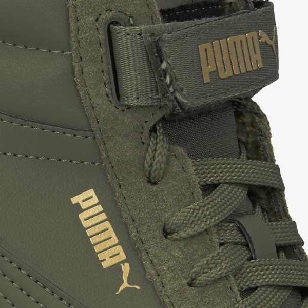 Buty sportowe damskie PUMA CARINA MID WTR 37414002 kolor khaki