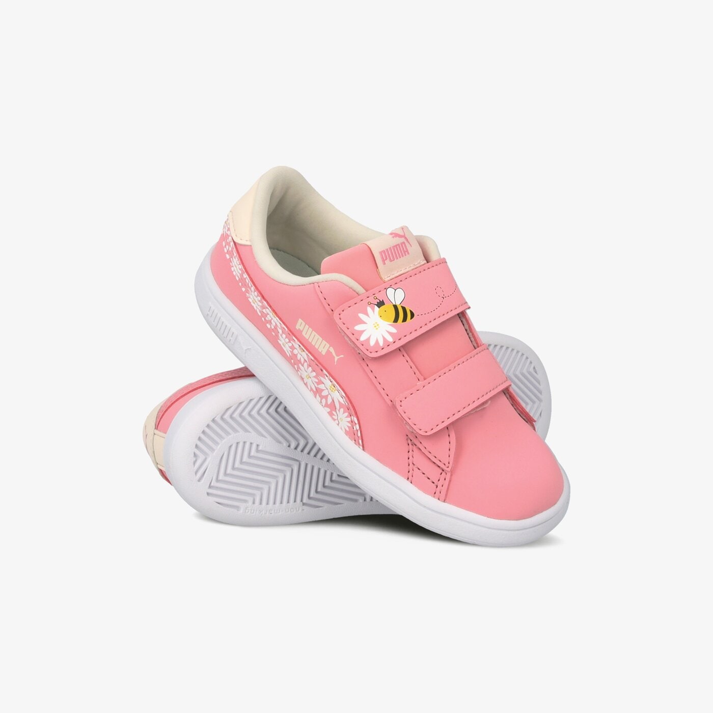 Buty dziecięce PUMA SMASH V2 BEES V INF 37249701 kolor różowy