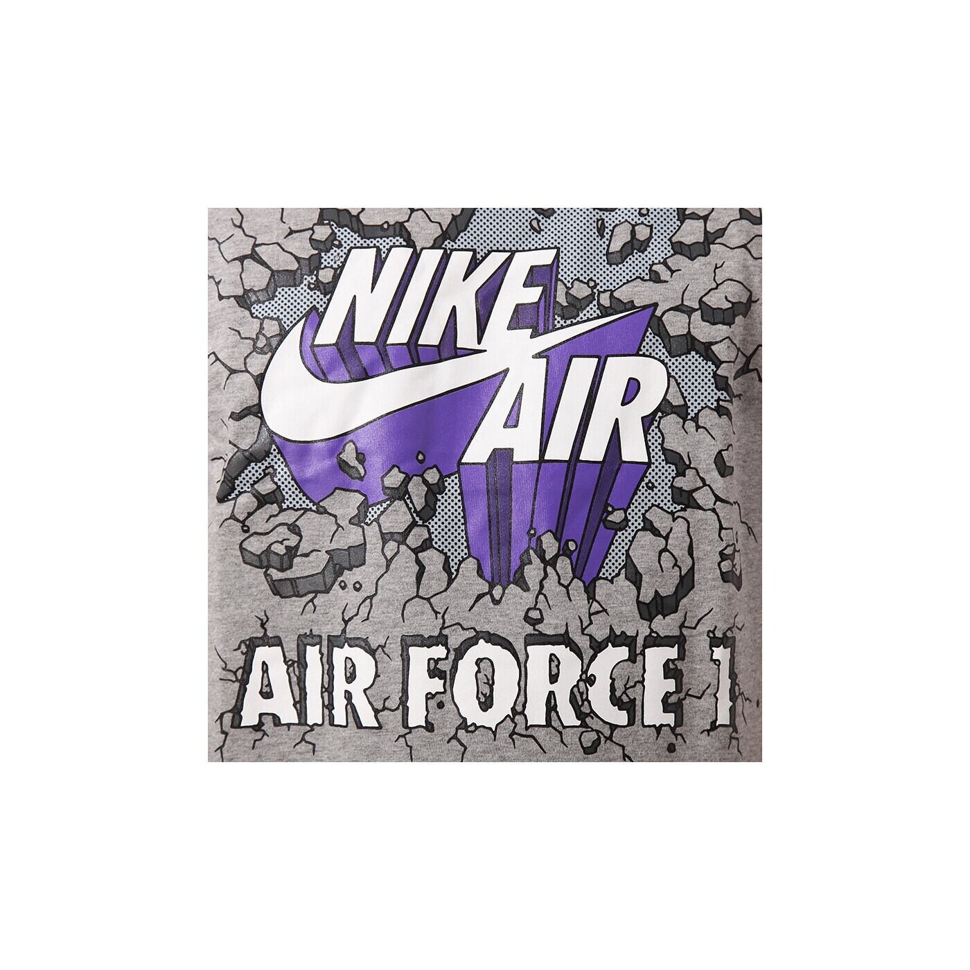 Koszulka męska NIKE T-SHIRT AF1 LOGO TEE 611354063 kolor szary