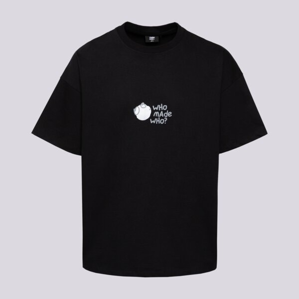 S.NOW JOB SIZEER T SHIRT “WHO MADE WHO”-BLACK si123tsu50002 kolor czarny