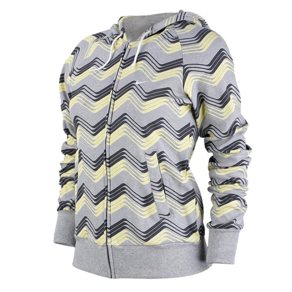 Bluza damska NIKE BLUZA CLASSIC   CLEAN FZ HOOD VENEERED 349789063 kolor szary