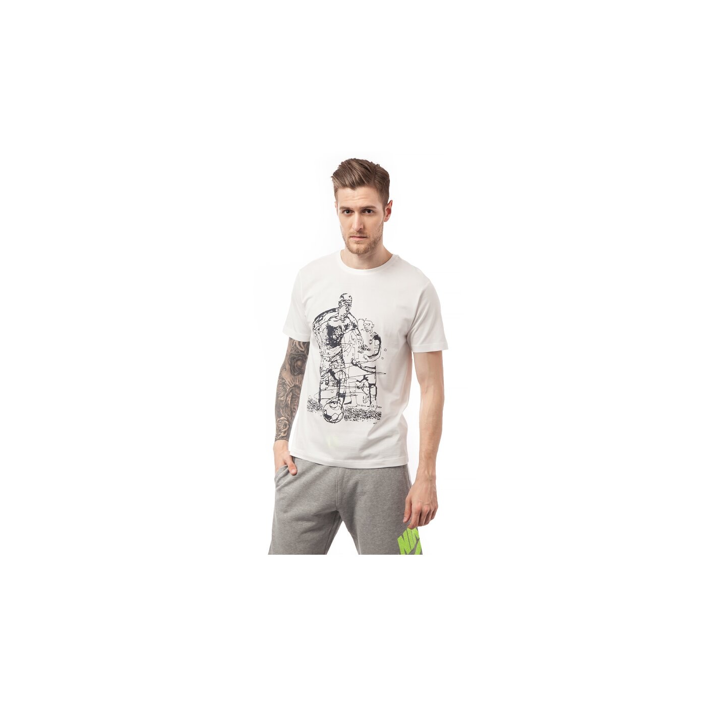 Koszulka męska UMBRO T-SHIRT DERTOS ul15tsmpr024 kolor biały