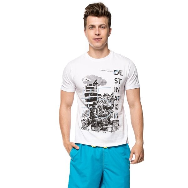Koszulka męska FEEWEAR T-SHIRT ETOLIN fw16tsmpr072 kolor biały