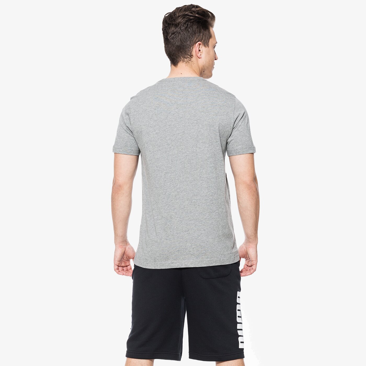 Koszulka męska PUMA T-SHIRT SS BRAND 59486903 kolor szary