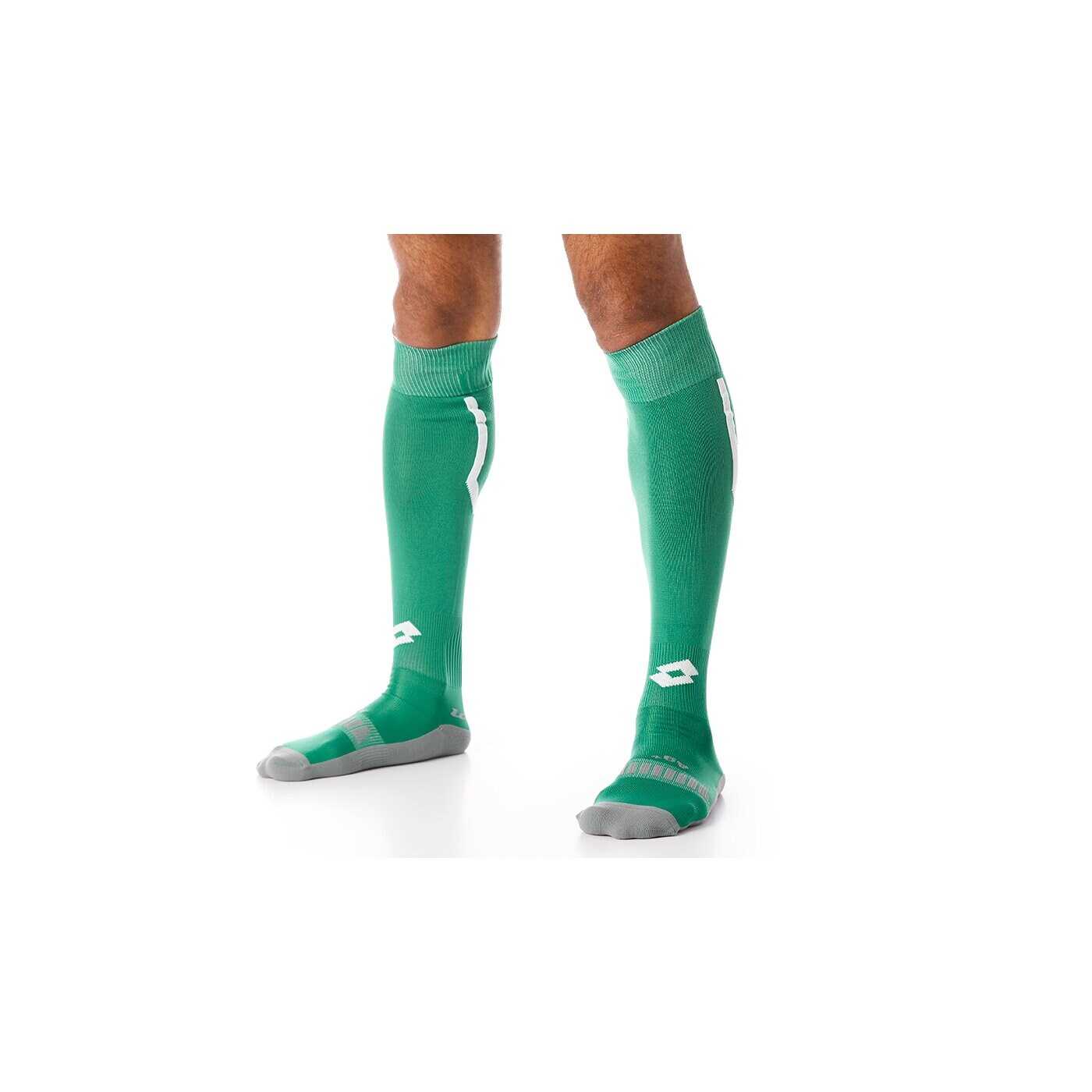 Dziecięce LOTTO GETRY JR 38-41 logegrnwhtj kolor zielony