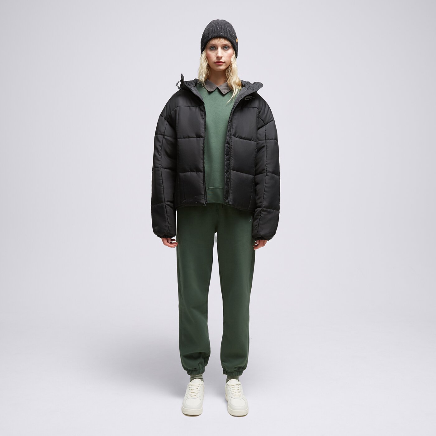 Kurtka zimowa damska NIKE KURTKA ZIMOWA NSW THERMA-FIT fb7672-010 kolor czarny