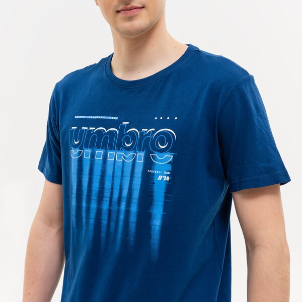 Koszulka męska UMBRO T-SHIRT CHAILEY ul322tsm36001 kolor granatowy