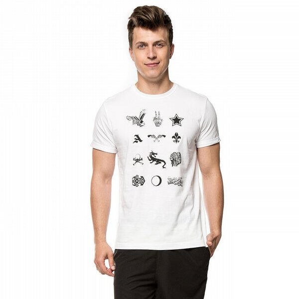 Koszulka męska LOTTO T-SHIRT TOBAGO lo16tsmpr061 kolor biały