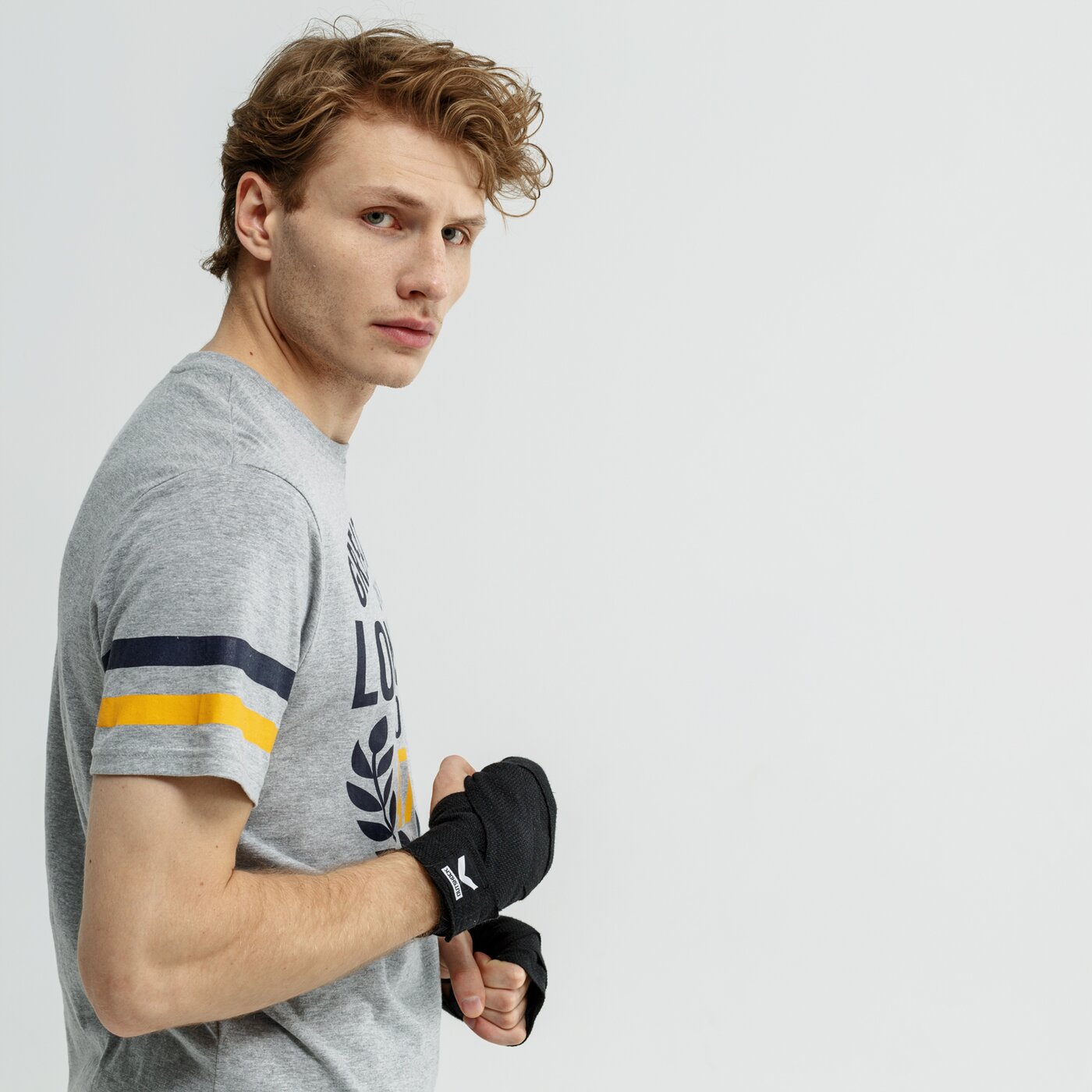 Koszulka męska LONSDALE T-SHIRT SS DOLLAND 1139161004 kolor szary