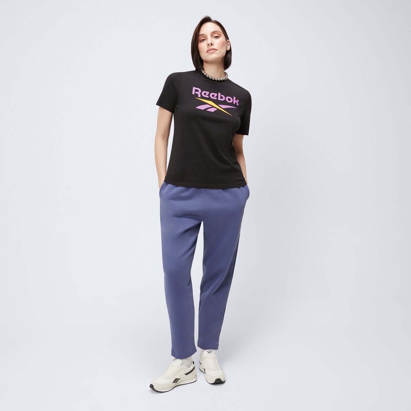 Koszulka damska REEBOK T-SHIRT IDENTITY BIG LOGO TEE 100215156 kolor czarny