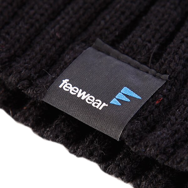 Czapka zimowa damska FEEWEAR CZAPKA Z CLASSIC BEANIE BLACK fw33cau01 kolor czarny