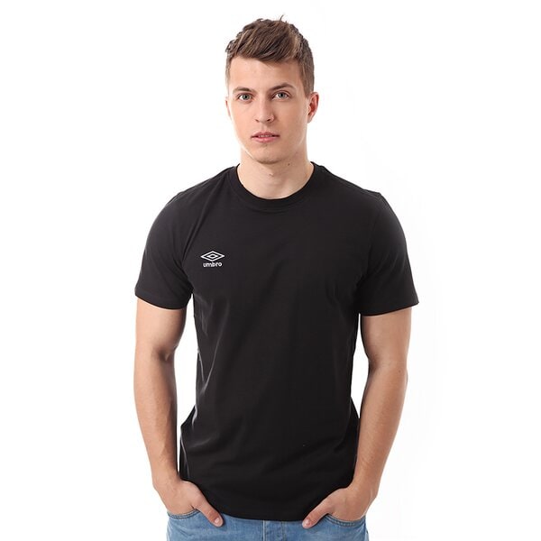 Koszulka męska UMBRO T-SHIRT SMALL LOGO CTN 62293u060 kolor czarny