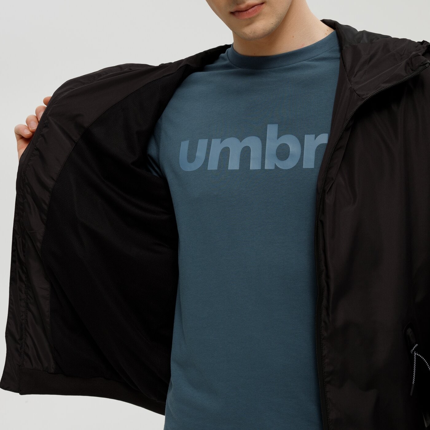 Kurtka przejściowa męska UMBRO KURTKA GINO ul122kum90001 kolor czarny