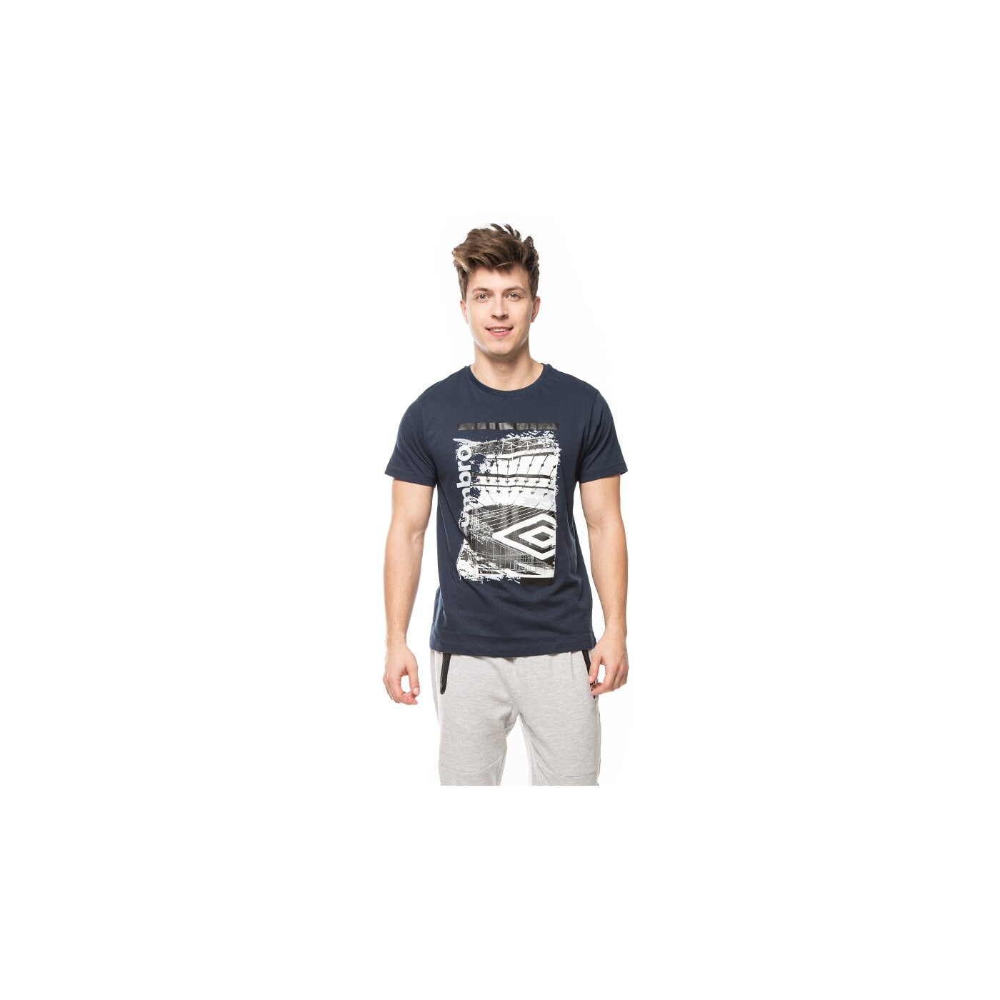Koszulka męska UMBRO T-SHIRT RAZER M ul16tsm82001 kolor granatowy