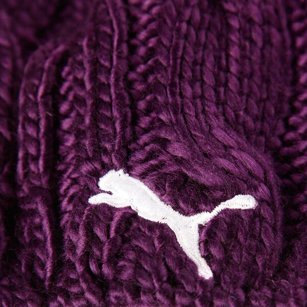 Czapka zimowa damska PUMA CZAPKA Z AMERIE BEANIE 84341202 kolor fioletowy