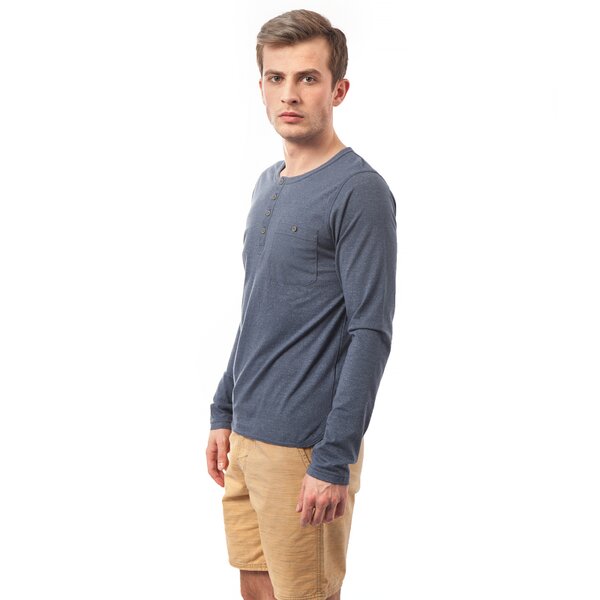 Koszulka męska O'NEILL T-SHIRT MARK L/SLV TAN 5021025085 kolor granatowy